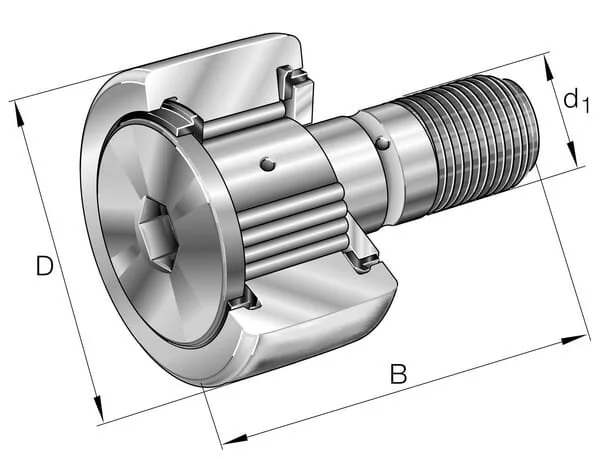 Ina - KRV22XPPANMT - Track Roller With Nut