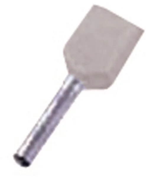 Intercable - ICIAE0758Z - Twin Cable End Sleeve 0.75mm² 8mm DIN 46228-4