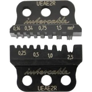 Intercable - UEAE2R - Crimping Plier Insert For Cable End Sleeves 0.14-2.5mm²