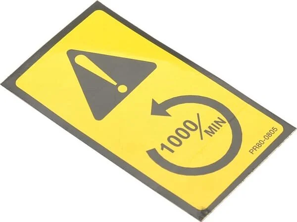 JF - 81PR800805 - Decal 1,000rpm