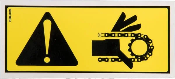 JF - 81PR800826 - Decal Warning: Chain Transmission