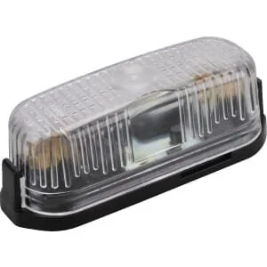 Jokon - 135002001 - Marker Light Rectangular, 12/, White, Bolt On, 74x27mm