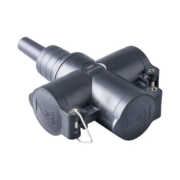 KERAF - EM353 - Rubber 3 Way Complete Socket 2-Pole