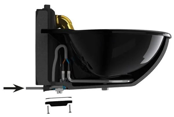 Kerbl - 222005KER - Heatable Water Bowl HP10 50W Enamelled