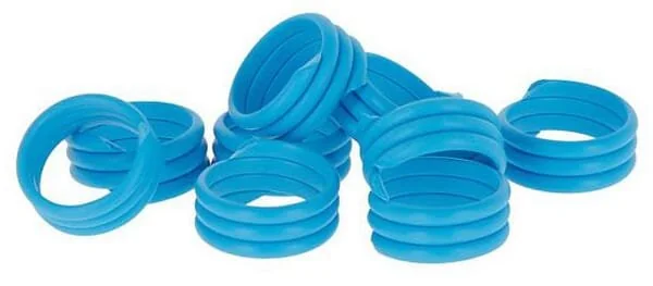 Kerbl - 72103KER - Spiral Leg Bands, 20pcs Blue