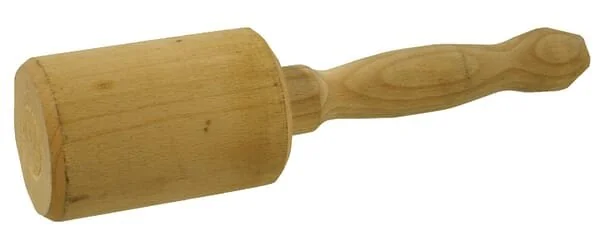 Kerbl - HUW31307 - Round Wooden Hammer 90x135mm