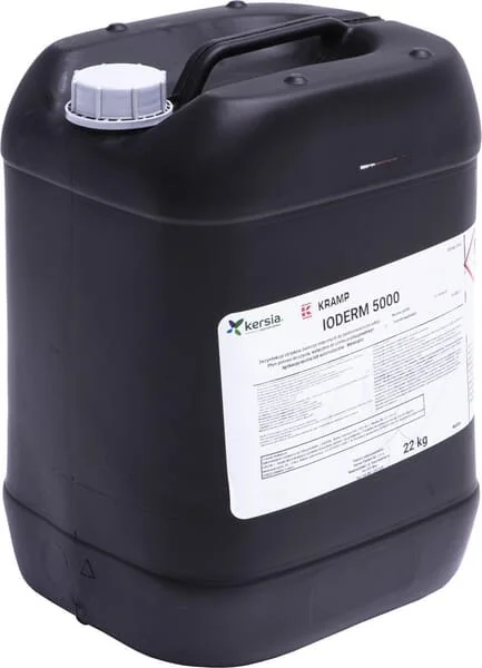 Kersia - IODERM22 - IODERM 5000, 22kg, Preparation Based On Iodine For Cleaning Of The Teat After Milking