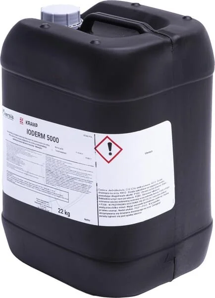 Kersia - IODERM22 - IODERM 5000, 22kg, Preparation Based On Iodine For Cleaning Of The Teat After Milking