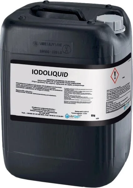 Kersia - IODOLIQUID22 - IODOLIQUID+, 22kg, Preparation For Teat Dipping After Milking