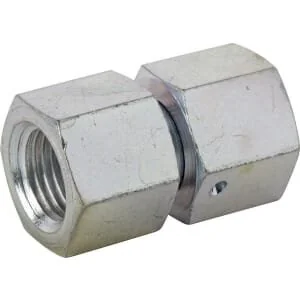 Knomi - B21011015230404 - Straight Connector With Nuts, G1/4 inches