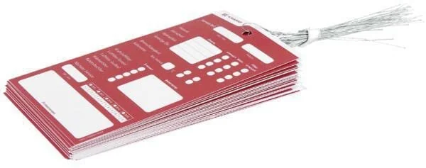 Kramp - 10000611001 - Inspection Service Card 25 Pcs