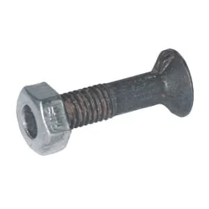 Kramp - 10401N - Plough Bolt And Nut, 1 Nib DIN604 Cl. 8.8