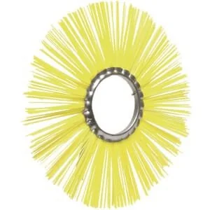 Kramp - 1715103385 - Rotary Brush Poly 385x3 Inches / 80 Yellow