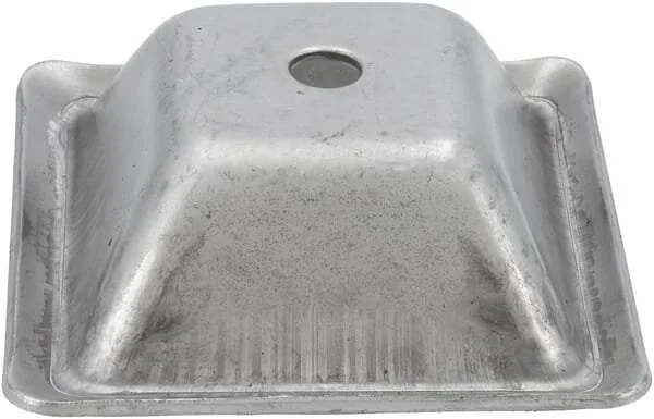 Kramp - 2465KR - Pallet Feet Square 129mm x 3mm Thick