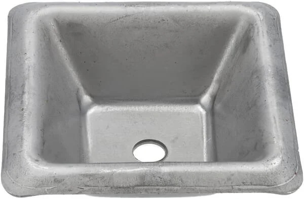 Kramp - 2465KR - Pallet Feet Square 129mm x 3mm Thick