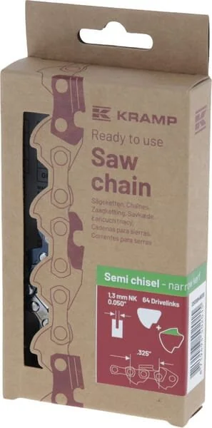 Kramp - 32513SB64NKEKR - Saw Chain 1.3mm 64 DL Semi Chisel Narrow Kerf, Efficiency