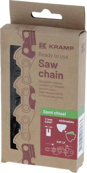 Kramp - 38LP11SB40EKR - Saw Chain 1.1mm 40 DL Semi Chisel Efficiency