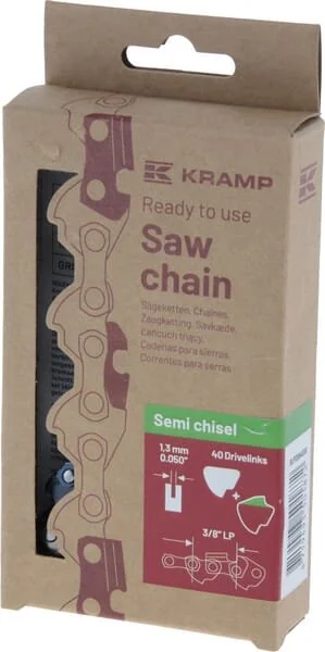 Kramp - 38LP13SB40EKR - Saw Chain 1.3mm 40 DL Semi Chisel Efficiency