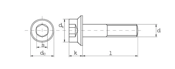 Kramp - 625IR - Flanged Cap Screw