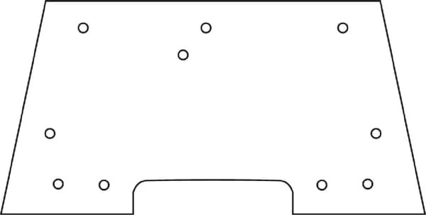 Kramp - D6933 - Windscreen Upper