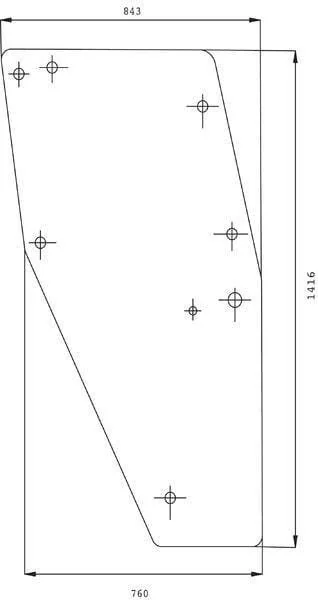 Kramp - D7744T - Kramp Door Window