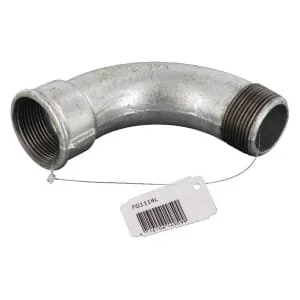Kramp - FG1114L - Bend 90° Female/Male ZN. 1 1/4