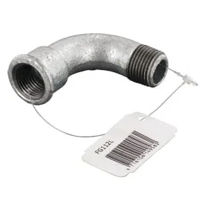 Kramp - FG112L - Bend 90° Female/Male ZN
