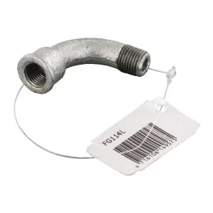 Kramp - FG114L - Bend 90° Female/Male ZN