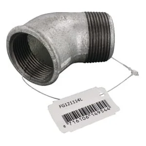 Kramp - FG121114L - Elbow 45° Female/Male ZN