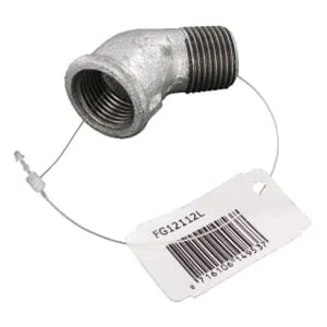 Kramp - FG12112L - Elbow 45° Female/Male ZN