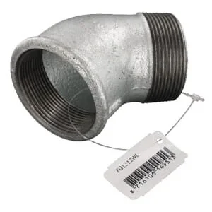 Kramp - FG1212WL - Elbow 45° Female/Male ZN