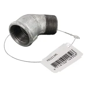 Kramp - FG12134L - Elbow 45° Female/Male ZN