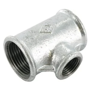 Kramp - FG130112SBX - T Piece Galv 1 Inches x 1/2 Inches