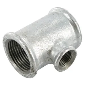Kramp - FG130138 - T Piece Galv 1 Inches x 3/8 Inches