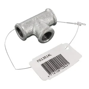 Kramp - FG13014L - T Piece Zinc-Plated