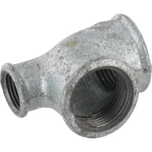 Kramp - FG1301L1M12R - T Piece Zinc-Plated 1 Inches x 1/2 Inches
