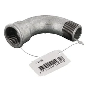 Kramp - FG134L - Bend 90° Female/Male ZN