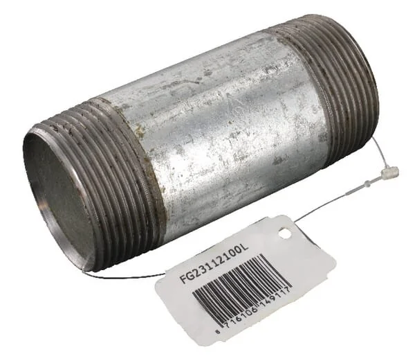 Kramp - FG23112100L - Pipe Nipple Galv. 1 1/2 inches x 100mm