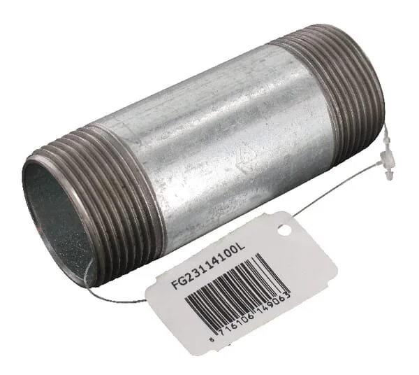 Kramp - FG23114100L - Pipe Nipple Galv. 1 1/4 inches x 100mm