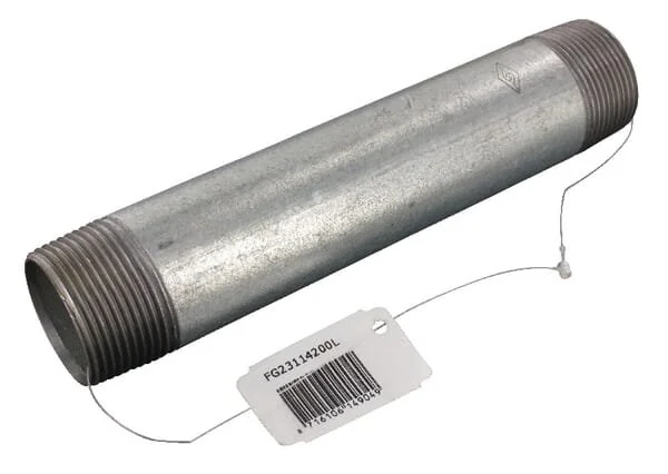 Kramp - FG23114200L - Pipe Nipple Galv. 1 1/4 inches x 200mm