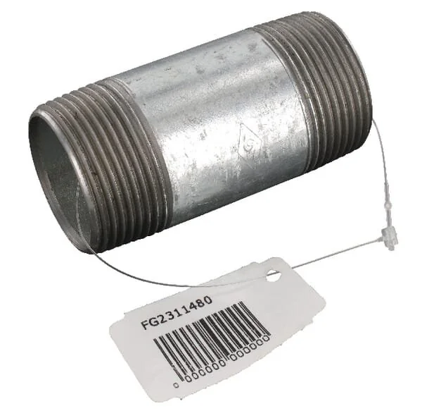 Kramp - FG2311480L - Pipe Nipple Galv. 1 1/4 inches x 80mm