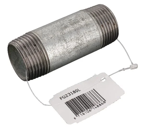 Kramp - FG23180L - Pipe Nipple Galv. 1 inches x 80mm
