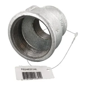 Kramp - FG2402114L - Adaptor Female Zn. 2 inches x 1 1/4 inches