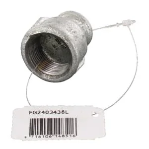 Kramp - FG2403438L - Adaptor Female Zn. 3/4 inches x 3/8 inches