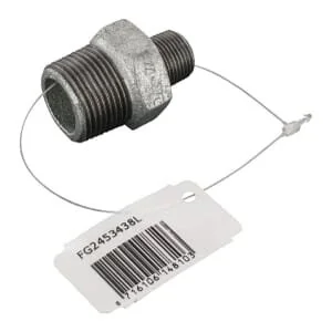 Kramp - FG2453438L - Reducer 2xM 3/4 Inches x 3/8 Inches