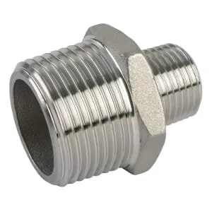 Kramp - FG2453438RVS - Reducer S.S. M 3/4 Inches x 3/8 Inches