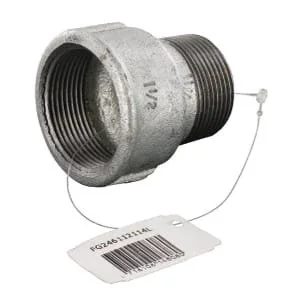 Kramp - FG246112114L - Adaptor Female/Male 1 1/2 inches x 1 1/4 inches