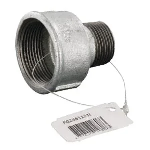 Kramp - FG2461121L - Adaptor Female/Male 1 1/2 inches x 1 inches