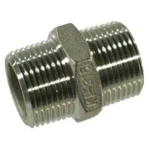 Kramp - FG280114RVS - Nipple S.S. 2xM