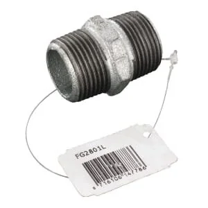 Kramp - FG2801L - Double Nipple Male Zn